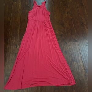 New York & Company Pink Maxi Dress
